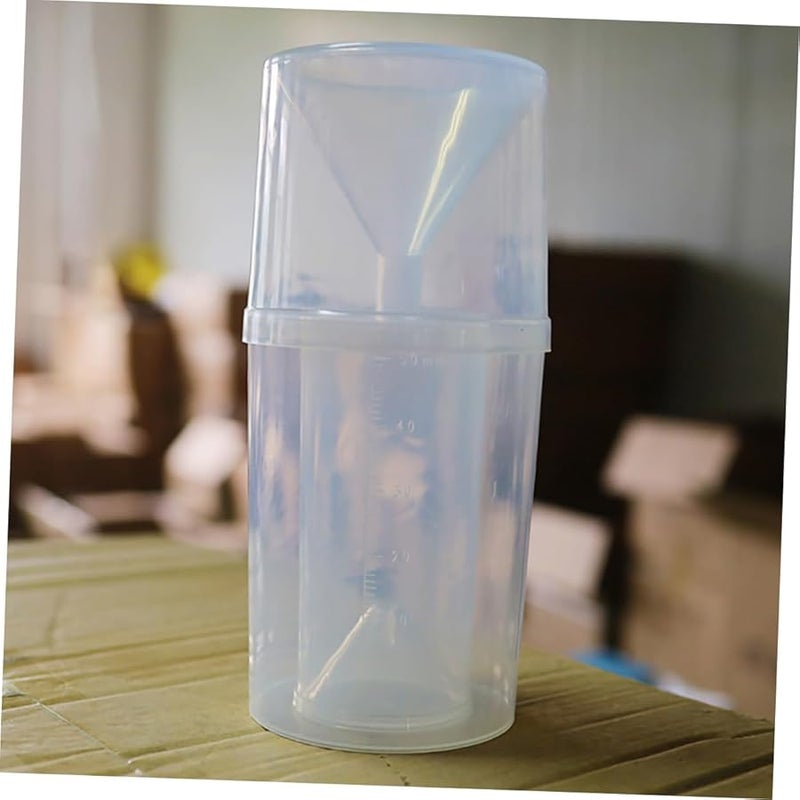 مقياس المطر البلاستيكي الأخضر قمع قياس هطول الأمطار في الهواء الطلق لأداة حديقة العشب - Image 4